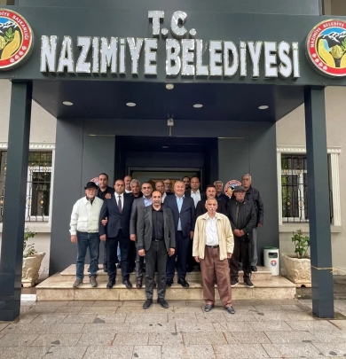 BELEDİYE BAŞKANIMIZ ENGİN DENİZ TUNCELİ NAZIMİYE BELEDİYESİNİ ZİYARET ETTİ