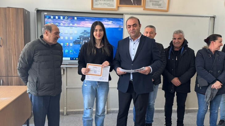 BAŞKANIMIZ KARNE HEYECANINA ORTAK OLDU.
