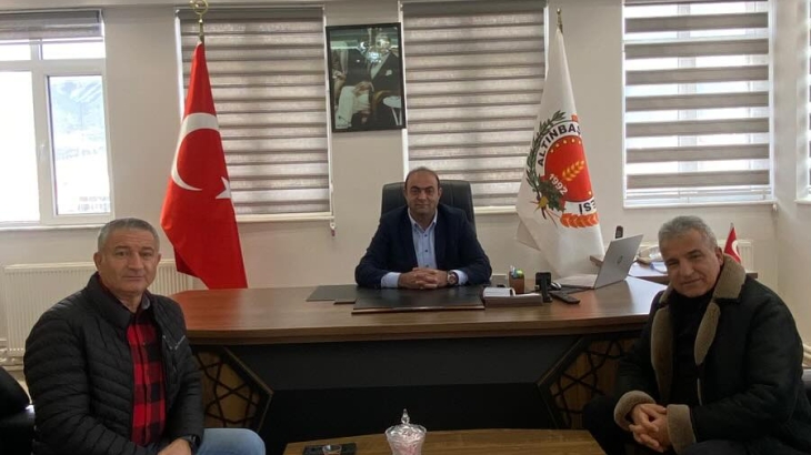 DERNEK YÖNETİCİLERİNDEN BELEDİYE BAŞKANIMIZA ZİYARET